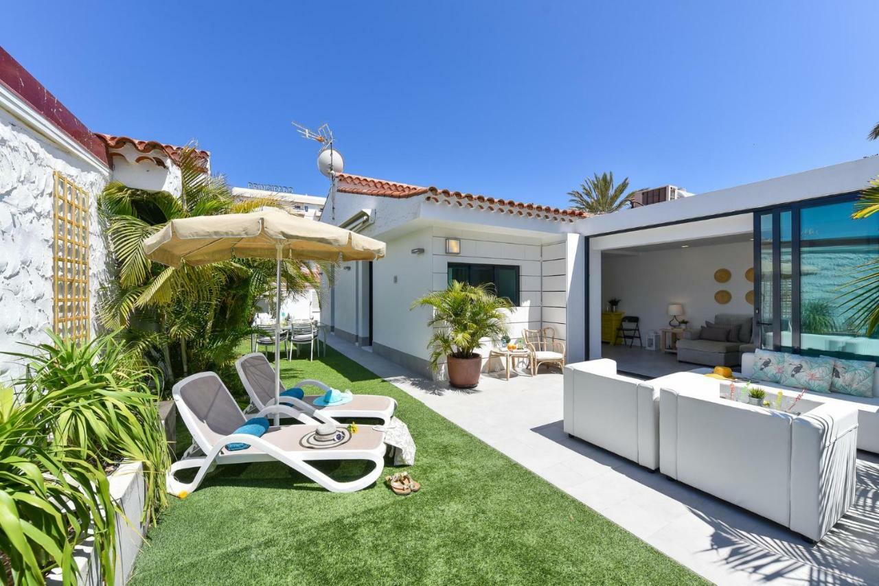 Cozy Bungalow For 6 In Playa Del Ingles Gd04 By Villagrancanaria Luaran gambar